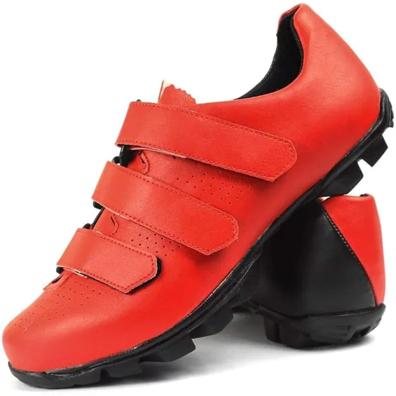 Sapatilha Ciclismo e Spinning MTB Unissex com Velcro