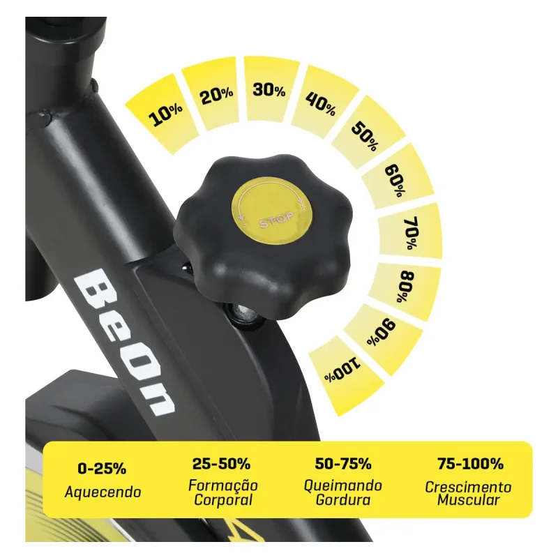 Bicicleta Ergometrica Spinning Beon S4 8kg