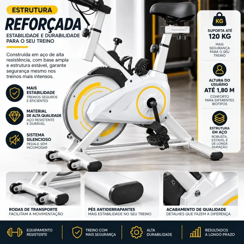 Bicicleta Ergometrica Spinning Nakasaki Nk7101ba 0kg