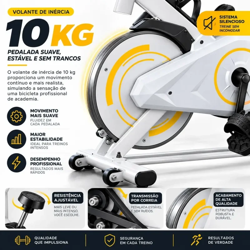 Bicicleta Ergometrica Spinning Nakasaki Nk7101ba 0kg