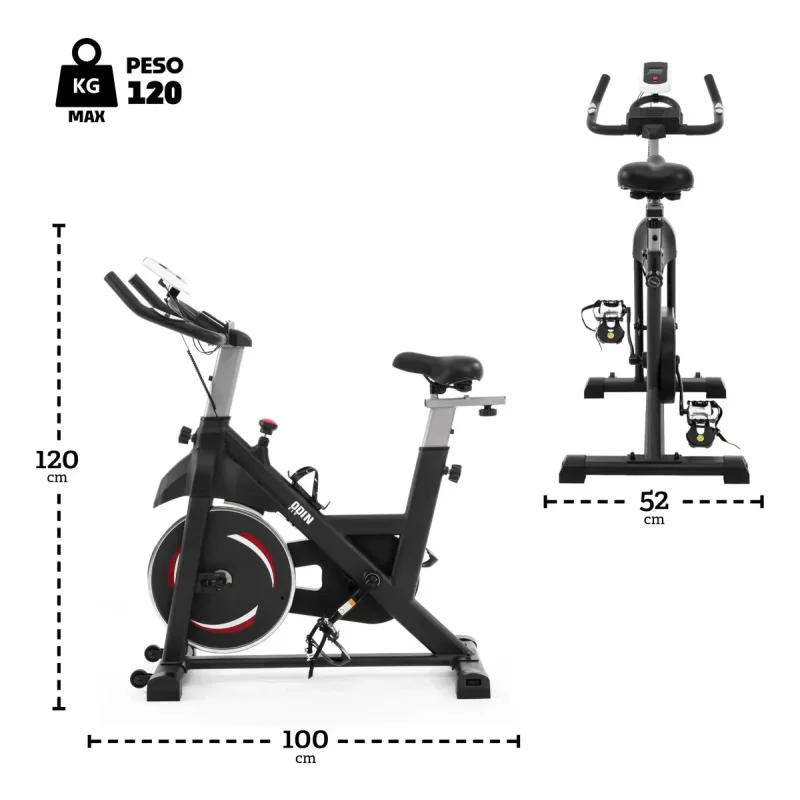 Bicicleta Ergometrica Spinning Odin Fit Pace3000 8kg