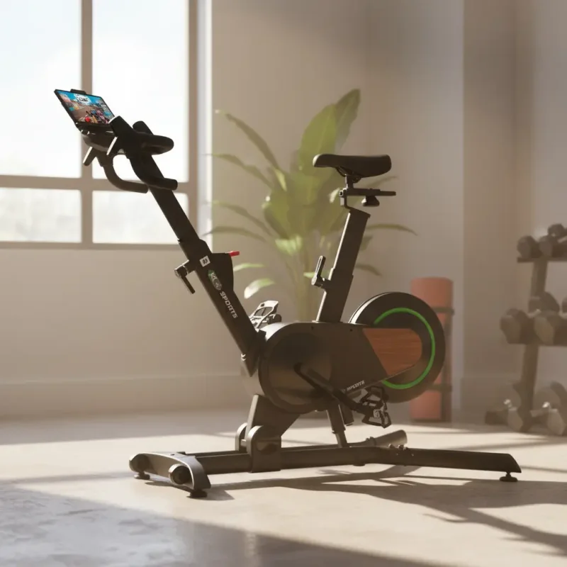Bicicleta Spinning Kl Sports Ks One Com Inclinacao E Sensor De Potencia
