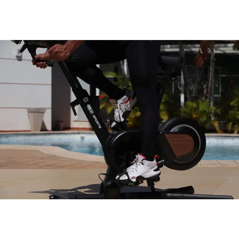 Bicicleta Spinning Kl Sports Ks One Com Inclinacao E Sensor De Potencia