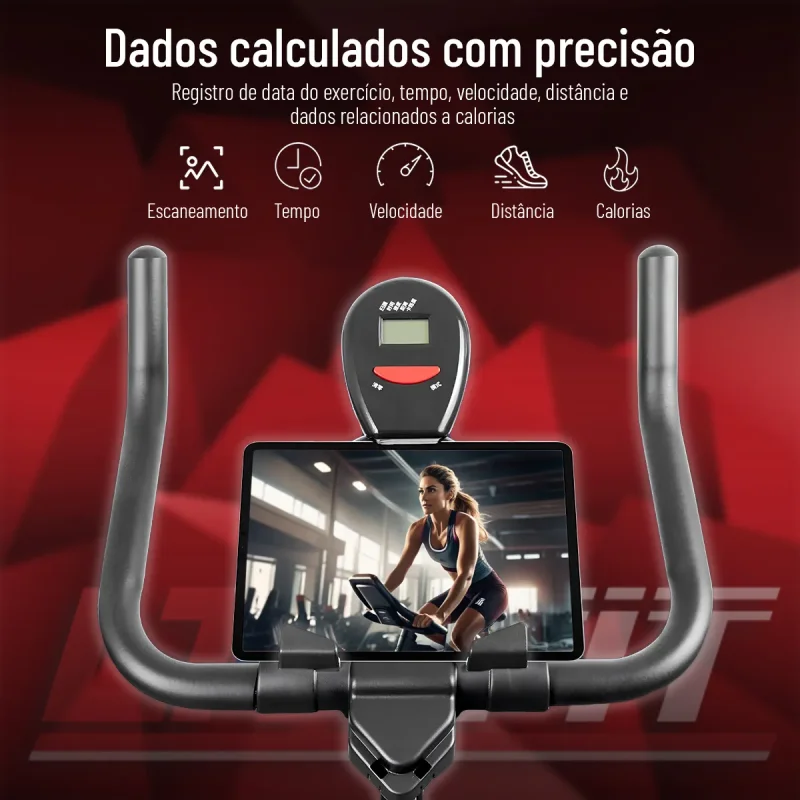 Bicicleta Spinning Ltx Fit Lt311s Roda De Inercia 3kg