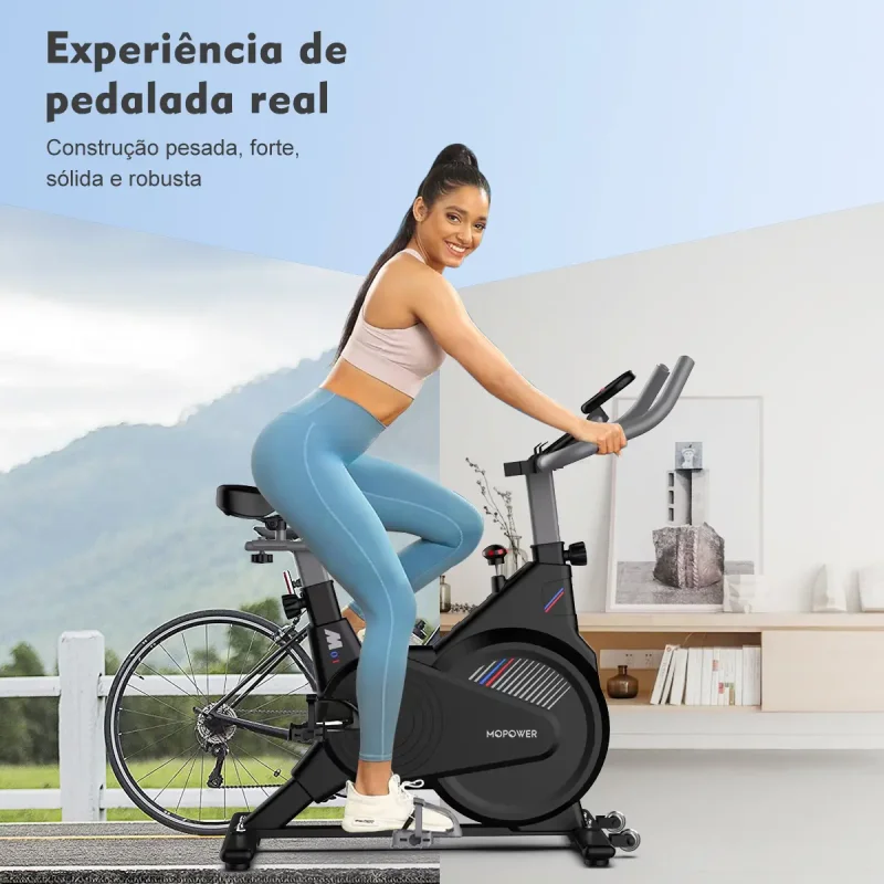 Bicicleta Spinning Python Fly Mecanica Ate 150 Kg