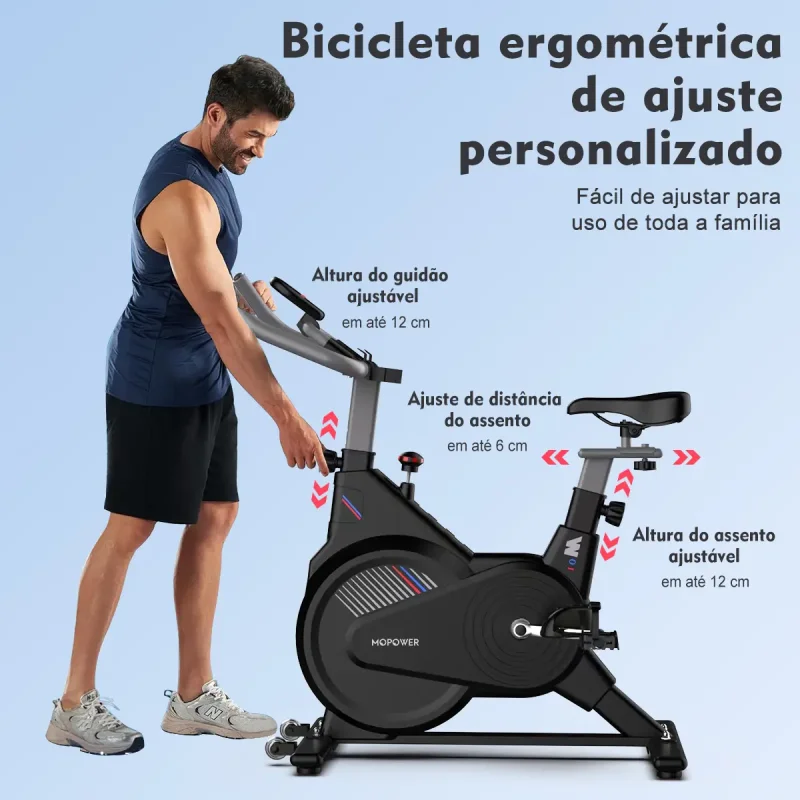 Bicicleta Spinning Python Fly Mecanica Ate 150 Kg