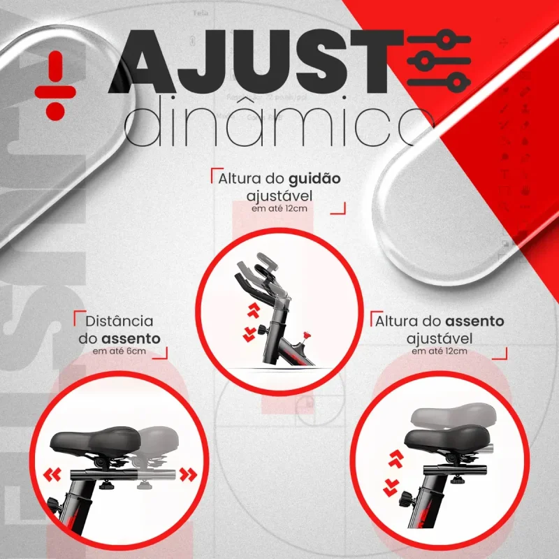 Bicicleta Spinning Sagatini Bike Premium Aco Reforcado