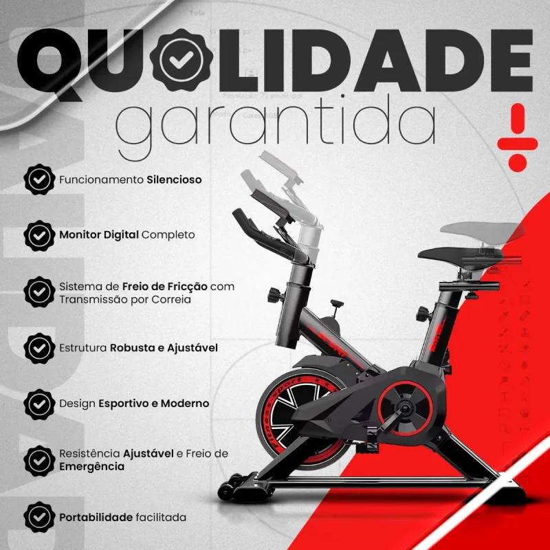 Bicicleta Spinning Sagatini Bike Premium Aco Reforcado
