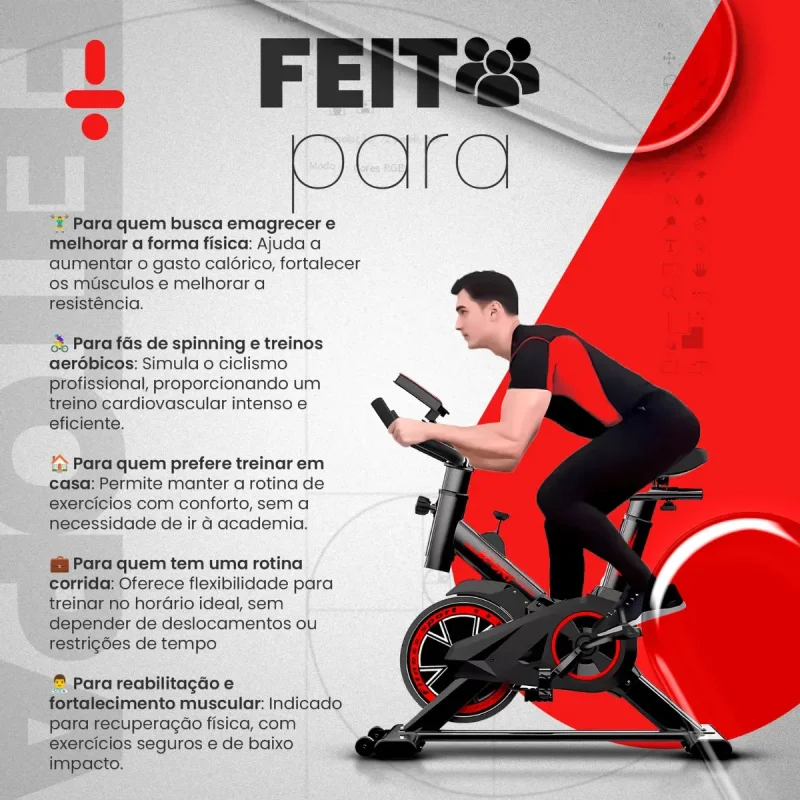 Bicicleta Spinning Sagatini Bike Premium Aco Reforcado