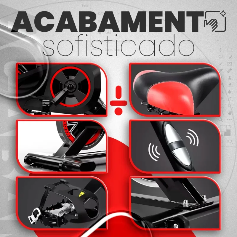 Bicicleta Spinning Sagatini Bike Premium Aco Reforcado