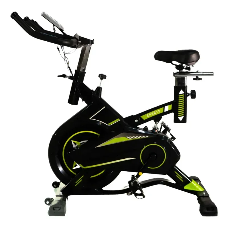 Bicicleta Spinning WCT Fitness 8kg Roda de Inércia Preta