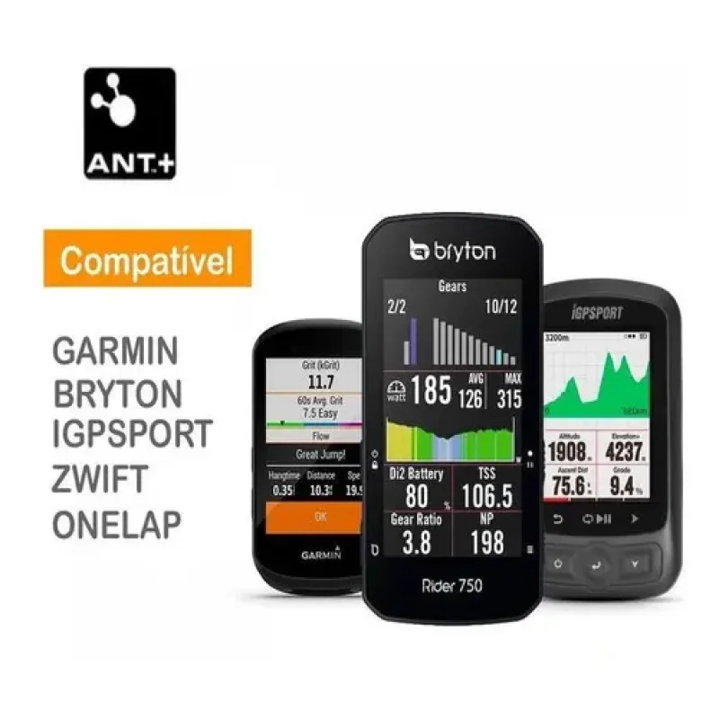 Cinta Cardiaca Peitoral Magene H303 Bluetooth E Ant