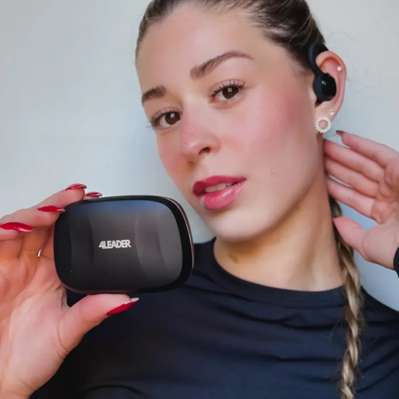 Fone Bluetooth 4leader 4l Sport Esportivo Com Gancho