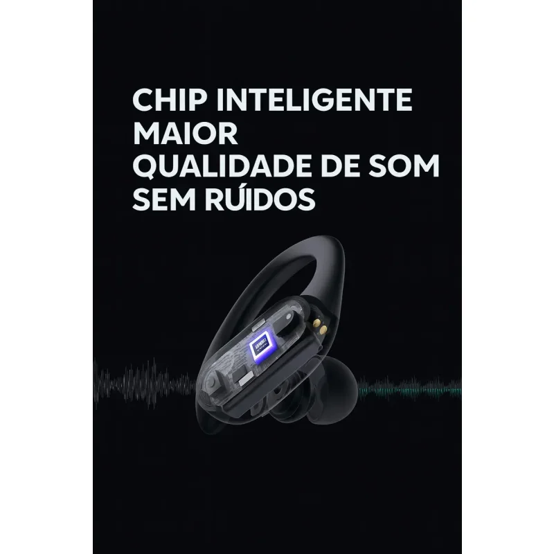 Fone Bluetooth Lenovo Thinkplus Xt80 Esportivo Preto