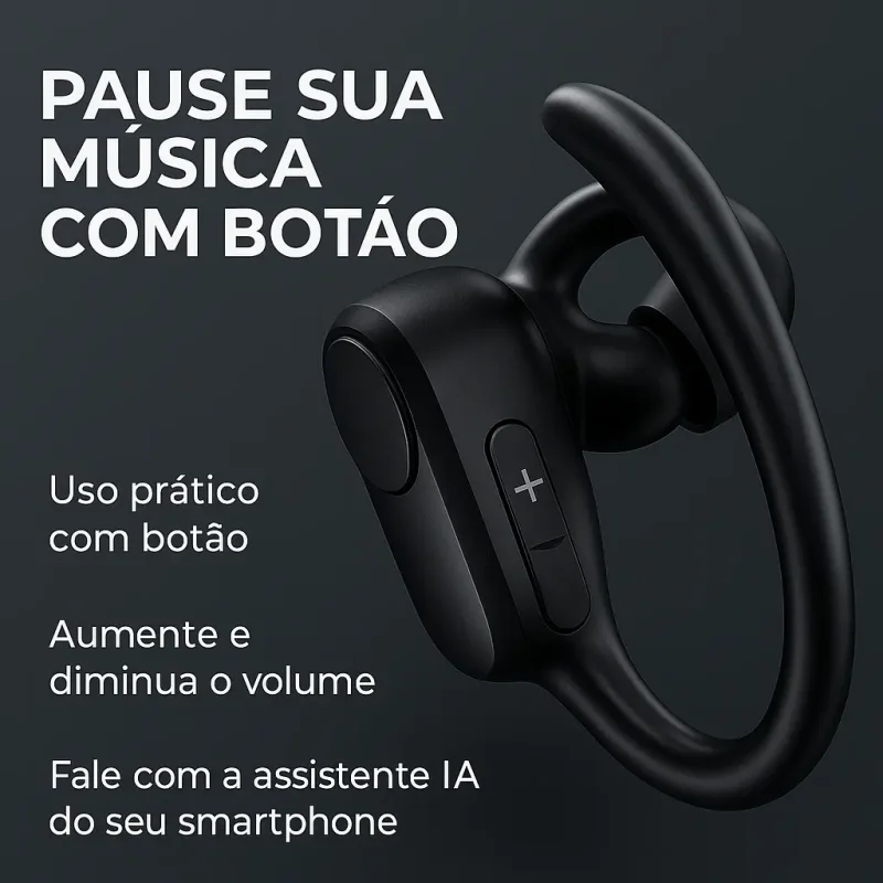 Fone Bluetooth Lenovo Thinkplus Xt80 Esportivo Preto