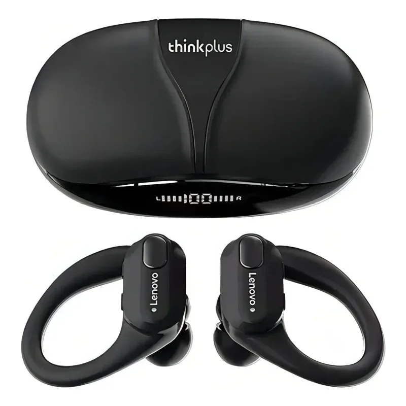 Fone Bluetooth Lenovo Thinkplus XT80 Esportivo Preto