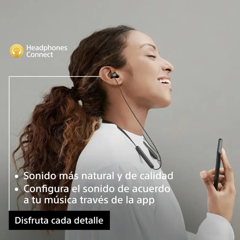 Fone Bluetooth Sony Wi C100 Neckband Preto