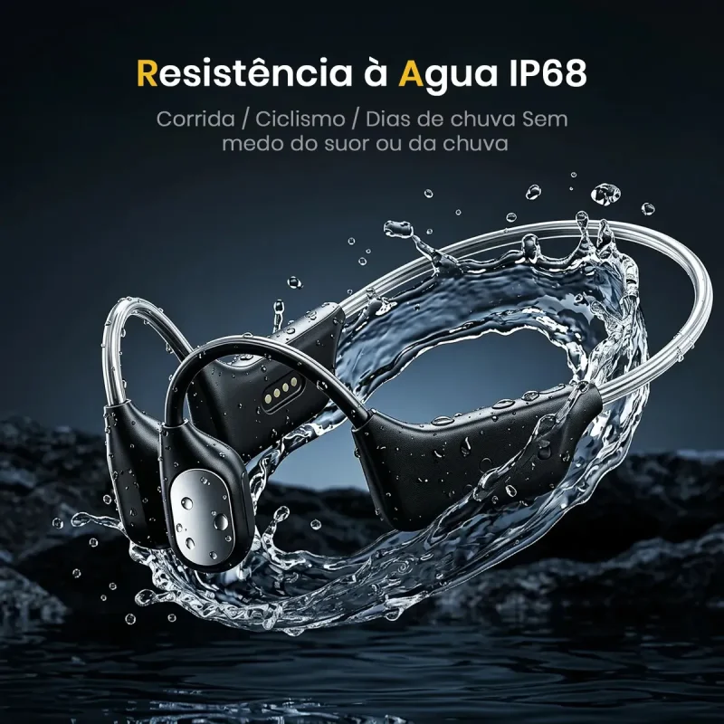 Fone De Conducao Ssea Daoyee Bluetooth 54 Esportivo
