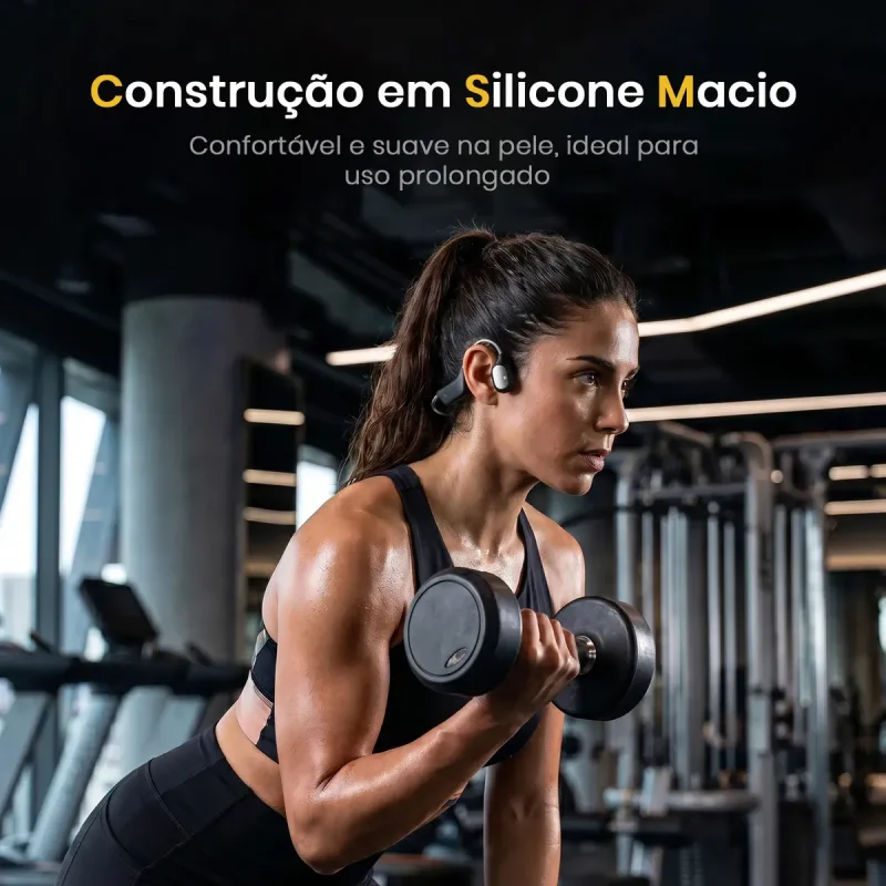 Fone De Conducao Ssea Daoyee Bluetooth 54 Esportivo