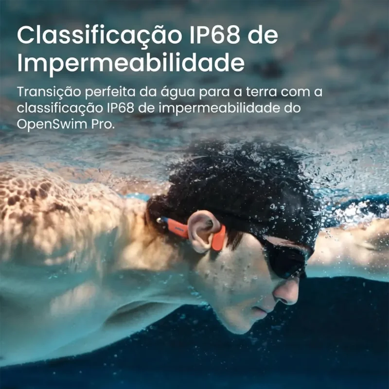 Fone De Conducao Ssea Rmira Esportivo Ipx8 Com Mp3