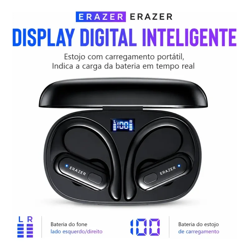 Fone De Ouvido Esportivo Bluetooth Lenovo Xt60 Erazer