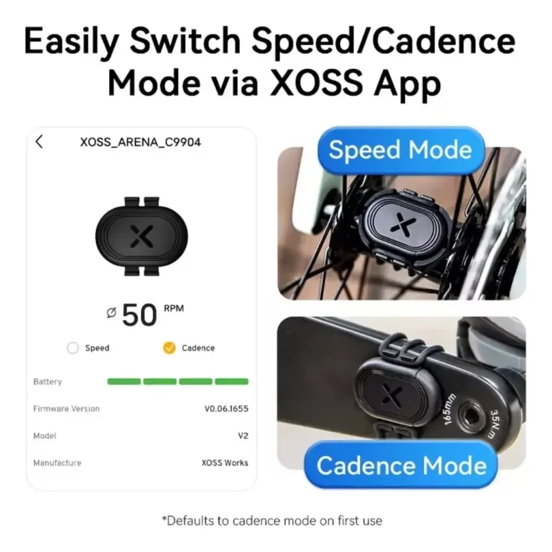 Sensor De Cadencia E Velocidade Xoss Arena Bluetooth E Ant
