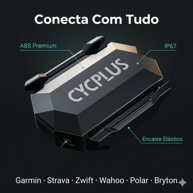 Sensor De Cadencia Ou Velocidade Cycplus C3 Bluetooth Ant
