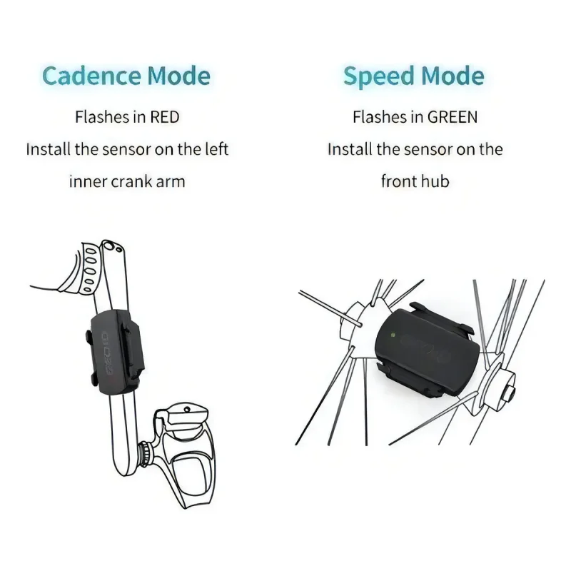 Sensor De Cadencia Ou Velocidade Geoid Cs600 Bluetooth E Ant