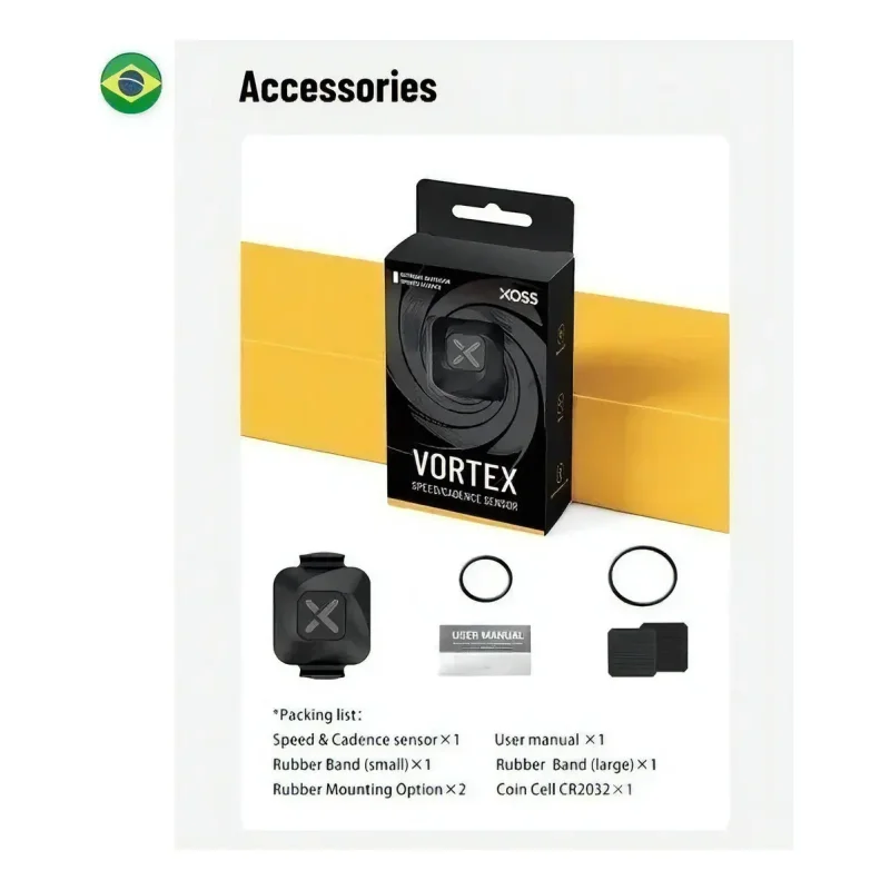 Sensor De Cadencia Ou Velocidade Xoss Vortex Bluetooth Ant