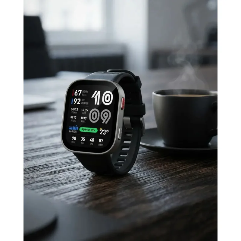 Smartwatch Amazfit Bip Max Gps Amoled Pratapreto