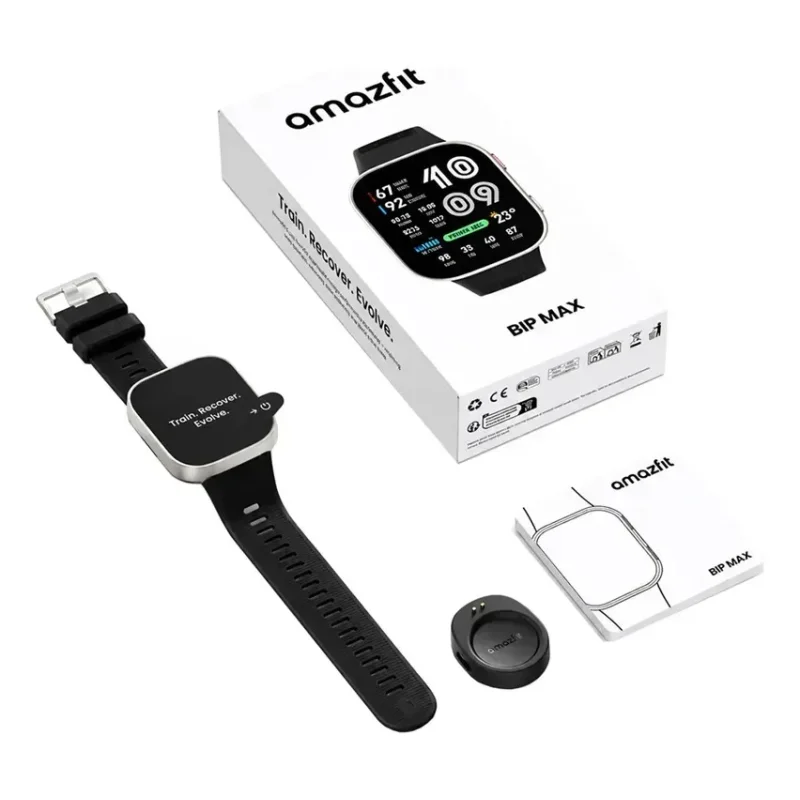 Smartwatch Amazfit Bip Max Gps Amoled Pratapreto