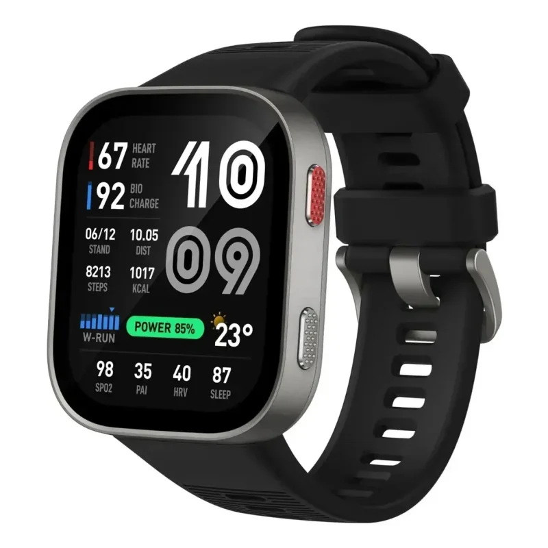 Smartwatch Amazfit Bip Max GPS AMOLED Prata/Preto
