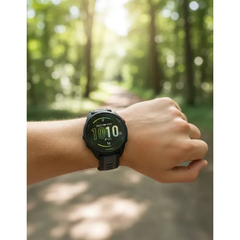 Smartwatch Garmin Forerunner 165 Tela Amoled Preto