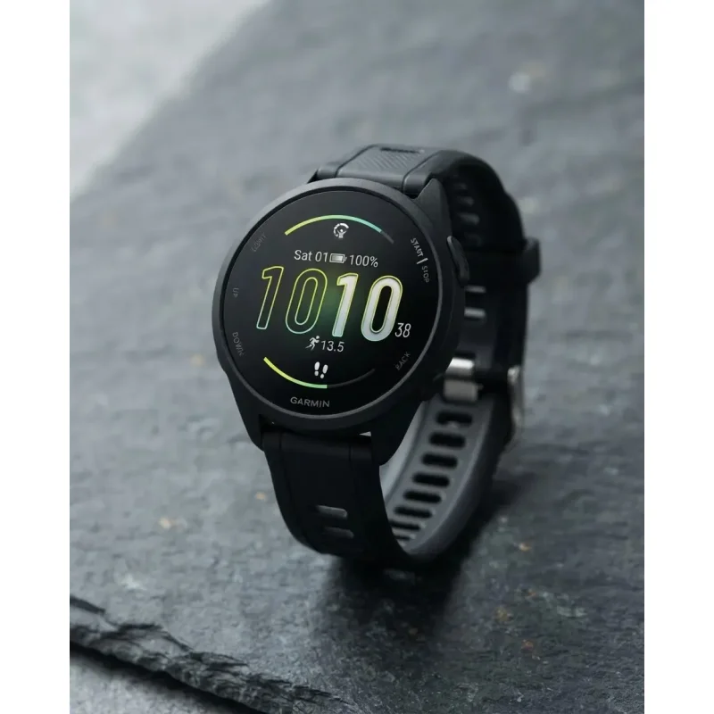 Smartwatch Garmin Forerunner 165 Tela Amoled Preto