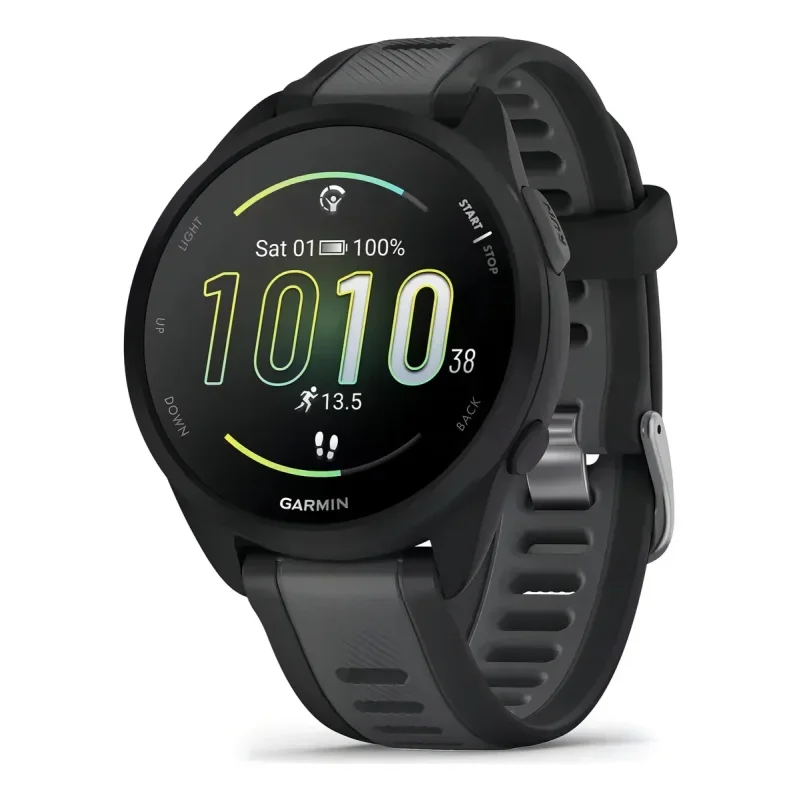 Smartwatch Garmin Forerunner 165 Tela AMOLED Preto