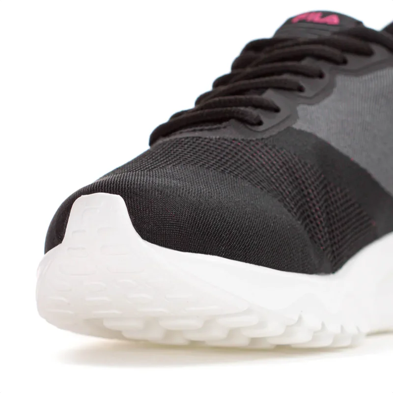 Tenis Fila Corrida Preto Feminino Amortecido Leve