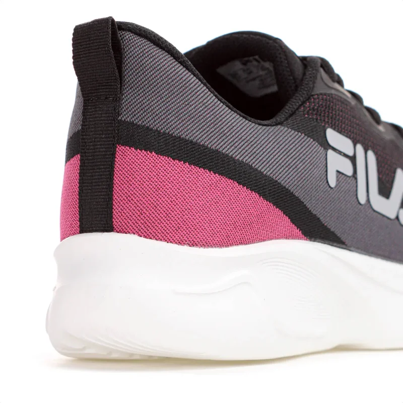 Tenis Fila Corrida Preto Feminino Amortecido Leve