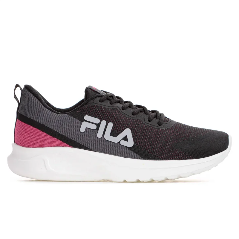 Tenis Fila Corrida Preto Feminino Amortecido Leve