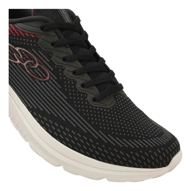 Tenis Masculino Olympikus Delta 122 Preto E Vermelho