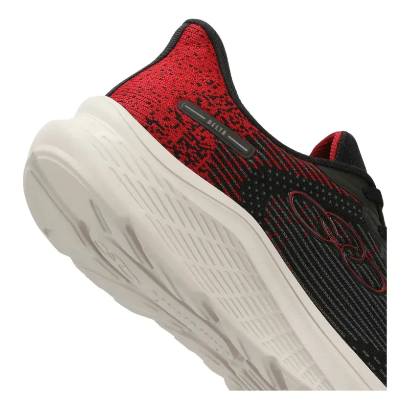 Tenis Masculino Olympikus Delta 122 Preto E Vermelho