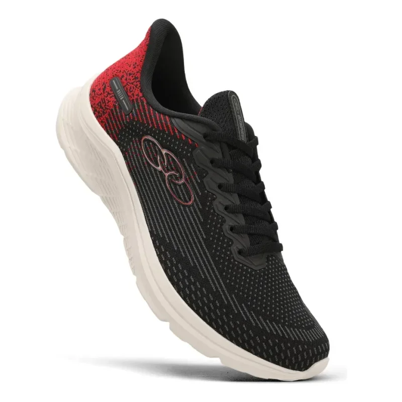 Tênis Masculino Olympikus Delta 122 Preto e Vermelho