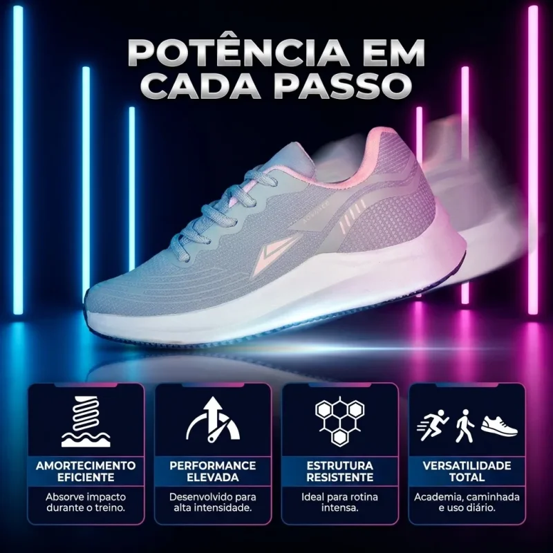 Tenis Sneeks Feminino Casual Academia E Treino