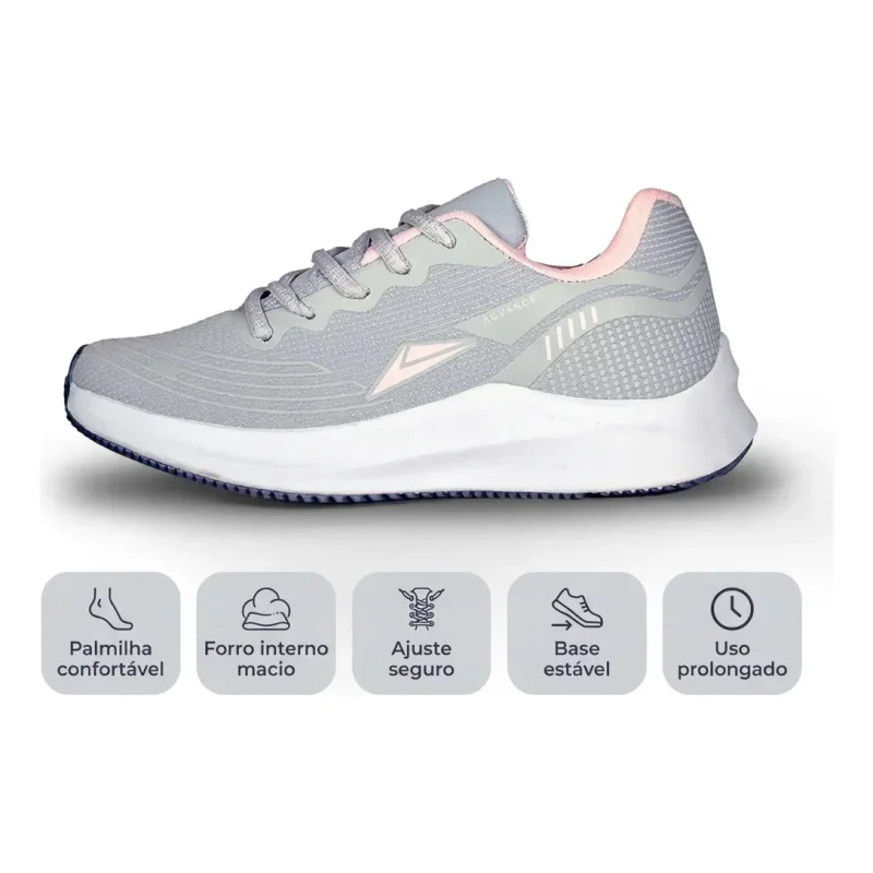 Tênis Sneeks Feminino Casual Academia e Treino