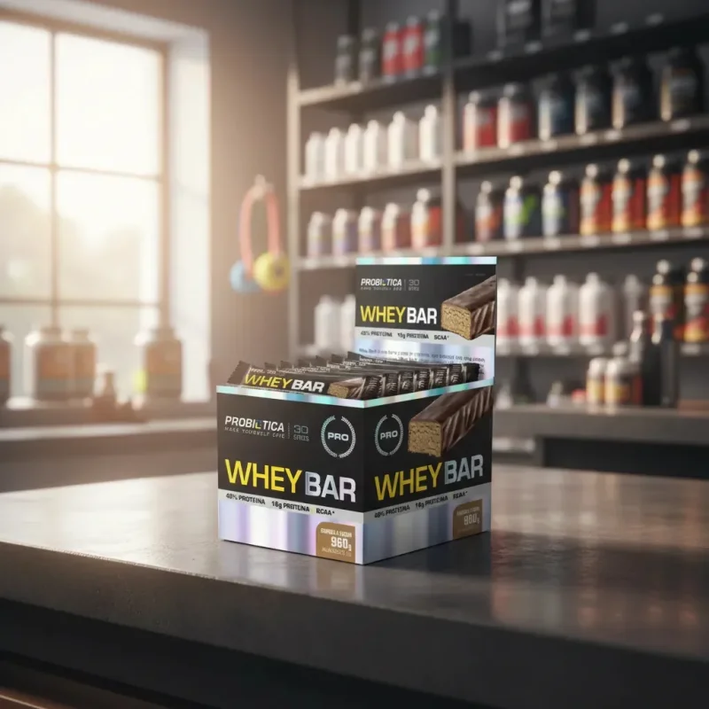 Barra De Proteina Probiotica Whey Bar Creamy 24 Unidades
