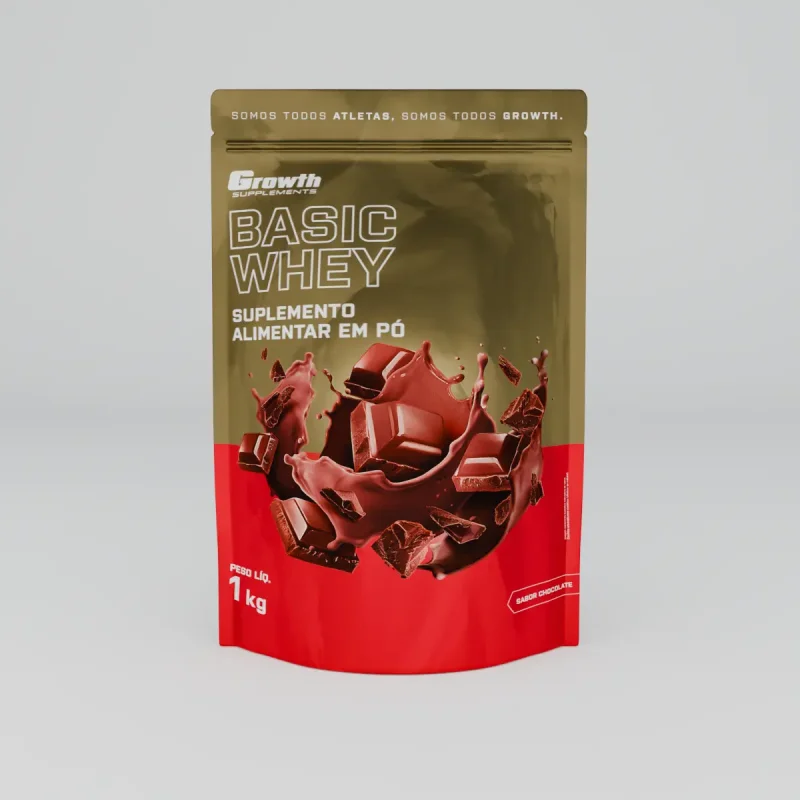 Basic Whey Protein 1kg Chocolate Growth Supplements
