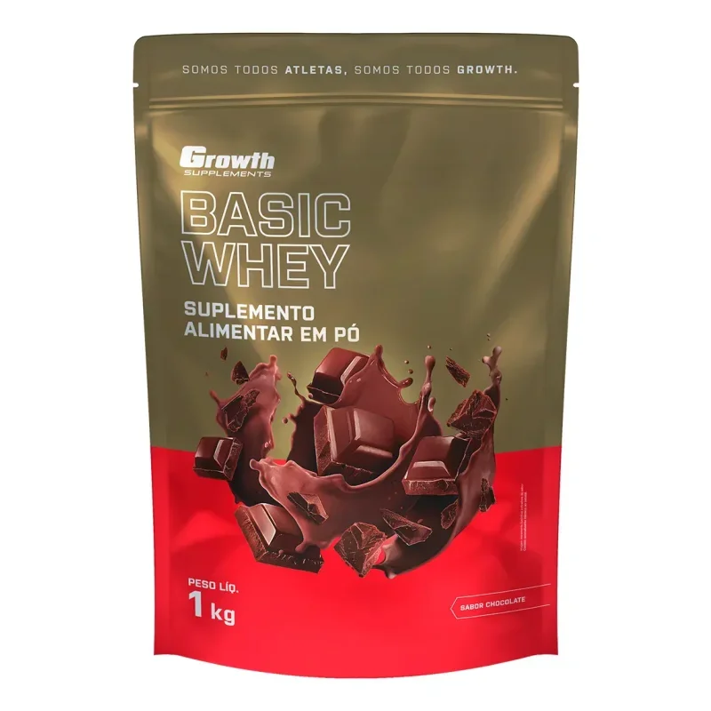 Basic Whey Protein 1kg Chocolate Growth Supplements
