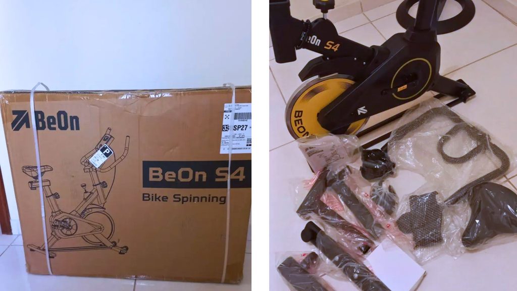 Montagem da Bicicleta Ergométrica Spinning BeOn S4
