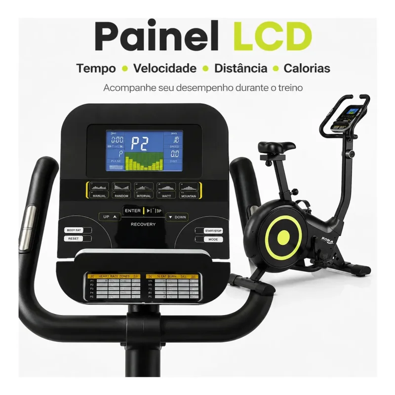 Bicicleta Ergometrica Vertical Bonafit Magnetica 110kg
