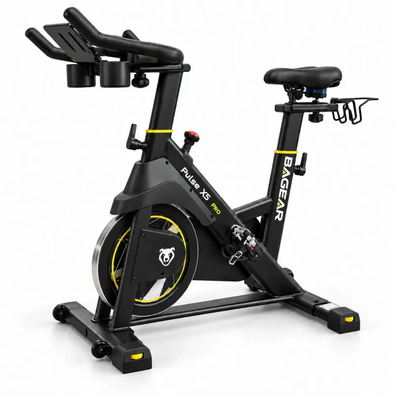 Bicicleta Spinning Bagear Pulse X5 Pro Magnetica 13kg