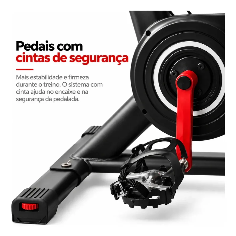 Bicicleta Spinning Evox Fitness X2 Com Disco De 13 Kg
